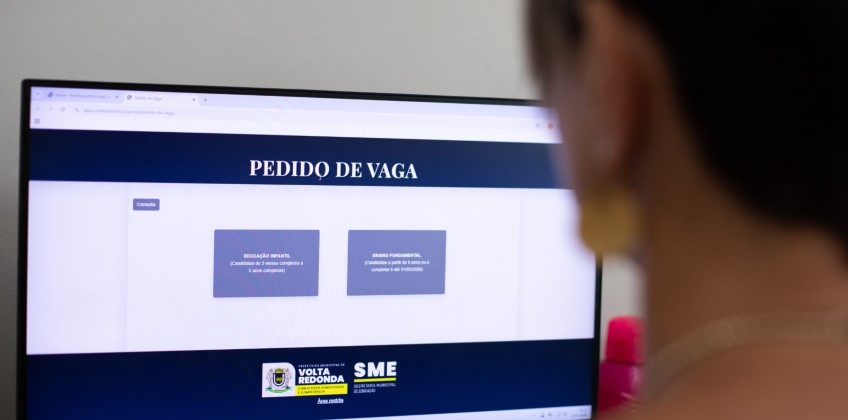 Volta Redonda abre solicitação de vagas escolares para o ano letivo de 2026